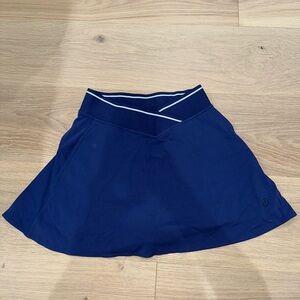 Lululemon Athletica Navy Blue Skater Skirt